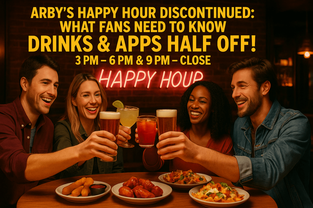 Arby’s Happy Hour Discontinued